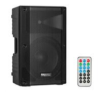 Ibiza - XTK12A-MKII - Altavoz Activo para megafonía de 12"/30 cm - Tweeter de compresión de 25 mm - Sistema Bass Reflex - USB, SD, Bluetooth - TWS - Asas y Ruedas - Novedad - Fiestas, Karaoke