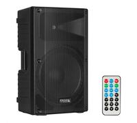 Ibiza - XTK15A-MKII - Altavoz Activo para megafonía de 15"/38 cm - Tweeter de compresión de 25 mm - Sistema Bass Reflex - USB, SD, Bluetooth - TWS - Asas y Ruedas - Nueva VERSIÓN - Fiestas, Karaoke