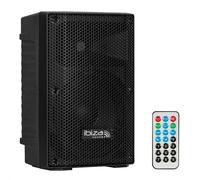 Ibiza - XTK8A-MKII - Altavoz Activo Sono de 8"/20cm - Tweeter de compresión de 25mm - Sistema Bass Reflex - USB, SD, Bluetooth - TWS - Mango y Ruedas - Nueva VERSIÓN - Fiesta, Eventos, Karaoke
