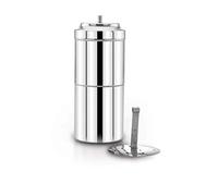 IBLAY Cafetera portátil de acero inoxidable con filtro del sur de la India (filtro de café de 200 ml)