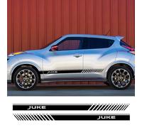 IBLUON 2 uds, Pegatinas de Falda Lateral para Puerta de Coche, decoración de Rayas de línea de Cintura, calcomanías de película de Vinilo, para Accesorios de Tuning Nissan Juke