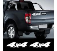 IBLUON Calcomanías de vinilo 4x4 para coche, 2 uds., para Isuzu Dmax Nissan NAVARA Toyota Hilux VW Amarok Pickup, accesorios para automóvil