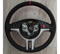 IBLUON Funda de Cuero para Volante Cosida a Mano para Coche, para BMW 3 Series E46 5 Series E39 X5 Z3 E36, Accesorios para Coche