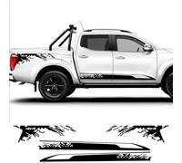 IBLUON Pegatinas para puerta lateral de coche, calcomanías de película de vinilo para decoración del cuerpo de rayas largas, para Nissan NAVARA NP300 Pickup, accesorios para automóviles