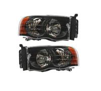 IBNA Conjunto faros delanteros automáticos Para Dodge Para Ram 2003 2004 2005 Faro Frontal Sin Lámpara