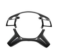 IBNA Volante de Carreras Embellecedor Superior E Inferior del Volante para Mercedes para Benz C E ML GLS Clase G W204 W212 W166 W463(Carbon Part AB)