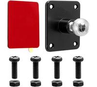 iBolt Placa adaptadora de Aluminio de 17 mm para Dispositivos GPS Garmin, Soportes para teléfonos Inteligentes adaptadores estándar de la Industria de 17 mm