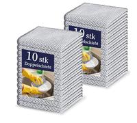 IBOPUXIU 10 Piezas Estropajo Aluminio - Trapos Limpieza para Suciedad difícil, Paños de Alambre Multiusos, Reutilizables - 20 x 20 cm