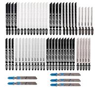 IBOPUXIU Sierra de Calar, Juego de 52 Piezas para Hojas de Sierra de Calar Básicas (Madera y Metal), Tamaño Universal