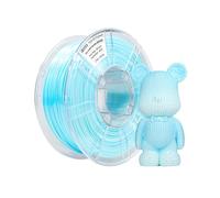 iBOSS Filamento de impresión 3D PLA Plus (PLA+) de seda gradiente de 1,75 + / -0,02 mm, bobina de 1 kg (2,2 libras) filamento PLA Pro 3D bicolor apto para la mayoría de impresoras FDM (degradado azul）