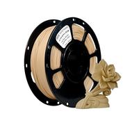 iBOSS mate PLA + filamento 1,75 mm, filamento básico de la impresora 3D PLA, precisión dimensional +/-0,02 mm, 1 kg (2,2 lb) marrón claro mate