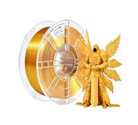 iBOSS PL Filamento 1,75 mm,PLA Plus filamento de impresora 3D de seda brillante, precisión +/- 0,02 mm, 1 kg (2,2 libras), adecuado para la mayoría de las impresoras 3D (doradas)