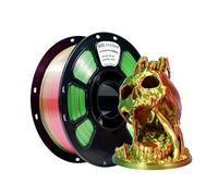 iboss PL seda tricolor rosa rojo oro verde, filamento para impresora 3D para impresión de precisión dimensional +/- 0,02 mm, 1 kg bobina para impresora 3D FDM