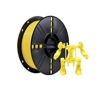 iBOSSPLA+ Filamento amarillo, material de impresión 3D amarillo claro, precisión dimensional 1,75 mm+/-0.02 mm, 1 kg/eje, 2,2 libras compatible con la mayoría de las impresoras FDM