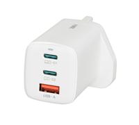 Ibox c-65 blanco, cargador universal gan 65w enchufe del reino unido