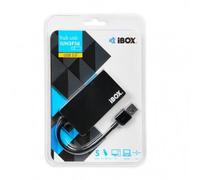 Hub iBox 4 puertos USB 3.2 Gen 1 5000 Mbit/s IUH3F56 Alimentación DC