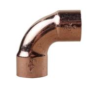 IBP Bänninger - Acoplamiento de cobre para soldar - Curva de cobre para soldar FF 90° - Ø18