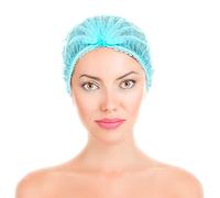 IBP Uniuso | Pack de 2000 Gorros desechables | Plegado en Acordeón | Recogepelo | TNT de polipropileno | Recoge y protege el cabello | Evita la contaminacion (Azul)