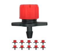 IBRIQO® Gotero Pinchable Regulable 0-70 L/h - Manguera 16mm | Pack 10 | Riego por Goteo, Jardín, Plantas, Terraza, Aspersores, Nebulizadores, Difusores