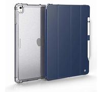 Ibroz Smart Cover - Coque de protection - Etui - Housse - Bleu pour iPad Mini Gen 5 - Porte stylo intégré