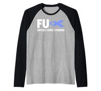 IBS Awareness Camiseta - FU IBS Irritable Bowel Syndrome Camiseta Manga Raglan