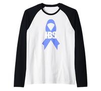 IBS Awareness Shirt - IBS Irritable Bowel Syndrome Awareness Camiseta Manga Raglan