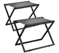 IBUYKE Luggage Rack for All Suitcase Sizes,Foldable Suitcase Stand,Metal Luggage Holder,Easy to Assemble for Bedroom Living Room Hotel,Black TLR001B-2