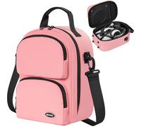 IBVIVIC Funda de transporte para Oculus Quest 2/Meta Quest 3/Quest 3S, funda rígida para auriculares Oculus Quest 2, Quest Pro, accesorios táctiles, accesorios de viaje
