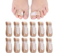 IBXWMNG 12 Piezas Corrector Dedo Martillo, Férulas de Pie para Corregir Dedos Fracturados,para Hombres y Mujeres Ajustable Enderezador de Dedos Pies para Garra Martillo