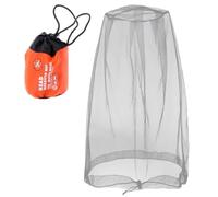 IBXWMNG Mosquitera de Cabeza,Gorro mosquitera anti mosquitos para senderismo, Prevención de insectos y moscas,Malla gris para cabeza,Adecuado para acampar, escalar rocas y pescar