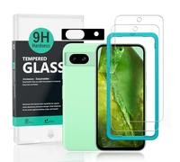 Ibywind 2 Piezas Protector Pantalla para Google Pixel 8a 5G 6,1" + 1 Pieza Protector Cámara, Cristal Templado Dureza 9H, Sin Burbujas, Fácil de Instalar