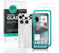 Ibywind Protector de Pantalla para Nothing Phone (3) 5G,2 Piezas Dureza 9H Cristal Templado y Protector de Lente de Cámara,Fácil de Instalar,Compatible Detector Huellas,Anti Arañazos,Sin Burbujas