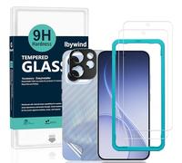 Ibywind Protector de Pantalla para OPPO Reno15 Pro Max,2 Piezas Dureza 9H Cristal Templado y Protector de Lente de Cámara,Fácil de Instalar,Compatible Detector Huellas,Anti Arañazos,Sin Burbujas