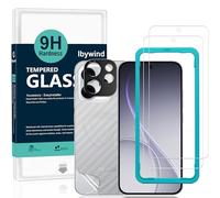 Ibywind Protector de Pantalla para Oppo Reno15 Pro Mini 5G,2 Piezas Dureza 9H Cristal Templado y Protector de Lente de Cámara,Fácil de Instalar,Compatible Detector Huellas,Anti Arañazos,Sin Burbujas
