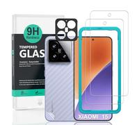 Ibywind Protector de Pantalla para Xiaomi 15 5G,2 Piezas Dureza 9H Cristal Templado y Protector de Lente de Cámara,Fácil de Instalar,Compatible Detector Huellas,Anti Arañazos,Sin Burbujas