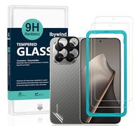 Ibywind Protector de Pantalla para Xiaomi 15T 5G,2 Piezas Dureza 9H Cristal Templado y Protector de Lente de Cámara,Fácil de Instalar,Compatible Detector Huellas,Anti Arañazos,Sin Burbujas