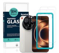 Ibywind Protector de Pantalla para Xiaomi 17 Ultra 5G,2 Piezas Dureza 9H Cristal Templado y Protector de Lente de Cámara,Fácil de Instalar,Compatible Detector Huellas,Anti Arañazos,Sin Burbujas