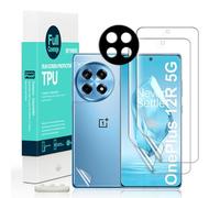 Ibywind Protector de pantalla y lente de cámara para OnePlus 12R 5G, paquete de 2, película de hidrogel, sin burbujas, fácil instalación, compatible