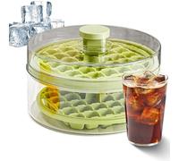 ic-e - Bandeja de con tapa, moldes de cubitos de hielo para whisky, zumo de hielo, molde de hielo de liberación a presión, máquina con recipiente para café, hogar, , cafetería, cocina