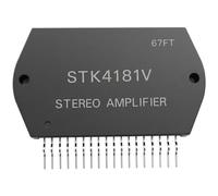 IC híbrido STK4181V 65x35mm Stereo Amplificador de poder