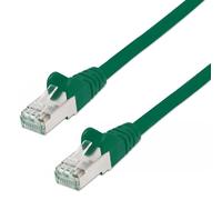 IC Intracom 1m Cat5e Network Cable - Cable de Red (1 m, RJ-45, RJ-45, Verde)