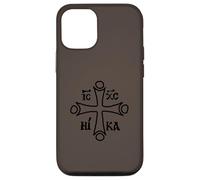 IC XC NI KA Jesucristo Conquista Cruz Ortodoxa Cristiano Carcasa para iPhone 12/12 Pro