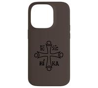 IC XC NI KA Jesucristo Conquista Cruz Ortodoxa Cristiano Carcasa para iPhone 14 Pro