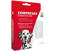 ICA COM2 - Compresas para Braguitas de Perro, Blanco, L (115 x 60 mm) 24 unds. Razas Medianas y pequeñas