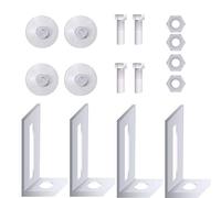 ICA Kit de fijación para Divisor de acuarios,Set de sujeción con ventosas y Soportes, Accesorio indispensable para Paneles separadores de peceras ICA