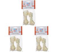 ICA Paquete 2 Huesos Nudo Blanco 10 Cms 80 g (Paquete de 3)