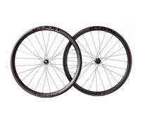 ICAN Alpha 40Ⅱ - Juego de ruedas de carbono para bicicleta de carretera de 1390 g, disco 700C, bloqueo central, sin cámara, compatible con 12 x 100/12 x 142 mm (Alpha 40Ⅱ compatible con Road HG 11/12