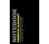ICAO Phonetic Alphabet Notebook: Graph Paper 5x5 | International Radiotelephony Spelling Alphabet