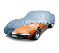 iCarCover Compatible con Chevy Corvette - Funda Completa para Coche, Impermeable, para Todo Tipo de Clima, Resistente a los Rayos UV, Sol, Nieve, Polvo, tormentas, Exterior, protección Personalizada