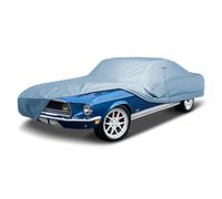 iCarCover Funda Personalizada para automóvil Compatible con Mustang 1964-1968, Impermeable, para Todo Tipo de Clima, Lluvia, Nieve, UV, Protector Solar Completo, para Interiores y Exteriores, 1 Tono